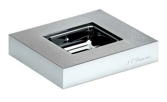 S.T. Dupont Aschenbecher DIAMONT HEAD PATTERN ASHTRAY (006084)