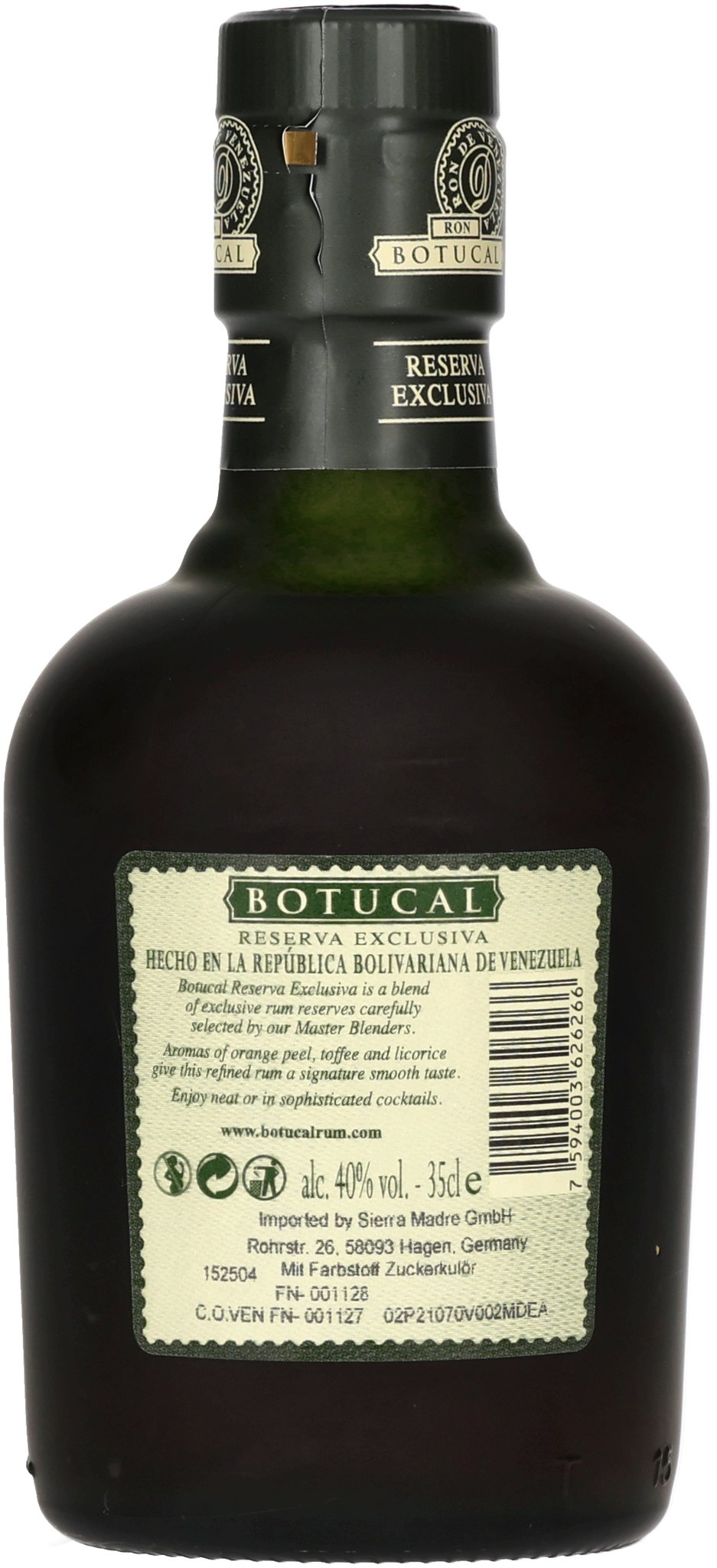 Botucal Reserva Exclusiva 12 Jahre (0,35 l / 40 % vol.)_02
