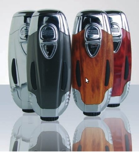 TOM Elektronika Jetflamme Metall silber (links hinten auf dem Bild)