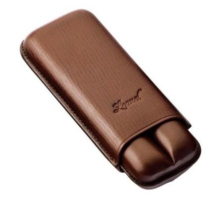 Leonel Galloni Series 2er Etui 2er Double Robusto braun (110x25mm)