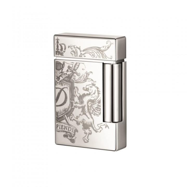 S.T. Dupont Ligne 8 Wappen Chrom