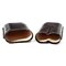 Martin Wess Short Robusto Lederetui Kollektion 2er Eidechse braun (lizard) (588) (10309)