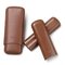 Zino Leder Cigarrenetui braun Corona 2 (C2 - 3541)