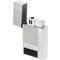 Caseti Paris Jetflame Feuerzeug Soleil chrom-schwarz (281430) offen