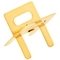 Classic Zigarrenbank goldfarben, metallic