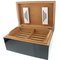Guy Janot Classic Humidor Lack schwarz glanz für 70 Zigarren (1426) offen