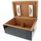 Guy Janot Classic Humidor Lack schwarz glanz für 70 Zigarren (1426) offen Detailbild