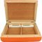 Humidor weiß/orange Lack für 20 Zigarren (630)_03