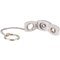 Credo Zigarrenbohrer oval 3-in-1 Punch mit Kette Silber (592561) offen