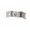 Credo Zigarrenbohrer eckig Aluminium Punch Silber (592571) opend