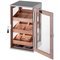 Angelo Zigarrenhumidor Kabinett grau matt (920046) offen