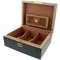 Daniel Marshall Humidor schwarz bis 65 Zigarren offen