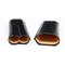 Martin Wess Premium Lederetui - Eidechse (Lizard) Black 2er Corona (592) offen
