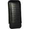Martin Wess Premium Lederetui - Eidechse (Lizard) Black 3er Petit Corona (597)