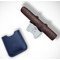 Les Fines Lames Cigar Stand Chrom mit Lederetui (petrol-blue)
