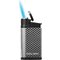 Carbondesign weiss-silber Flamme