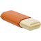 Metall 2er orange gold liegend