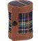 Classic Taschenflasche Trinkbecherset Edelstahl mit 4 Becher im Etui/Schottenkaro á 36 ml (725963)