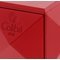 Colibri Quasar Tischfeuerzeug rot (293964) 2. Wahl mit Kratzern Detailbild