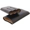 Martin Wess Premium Lederetui - Eidechse (Lizard) Brown 3er Corona (593) offen