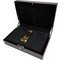Dunhill The White Spot Unique Table Vertical Lines Gold Plate (UL1402T) Kiste offen