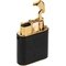 Dunhill Unique Turbo Feuerzeuge Aligator Gold Plated Black (DU24FRT6102001T)_04
