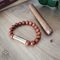 Les Fines Lames Punch Bracelets Solo Brass red Jasper Größe L Detailbild