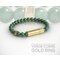 Les Fines Lames Punch Bracelets Verde Cobre Gold Ring - Elastic_02