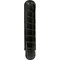 Martin Wess Corona Lederetui Kollektion 1er Kroko schwarz (592-1) (10370)