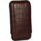 Martin Wess Robusto Lederetui Kollektion 3er Kroko braun (591) (10346)