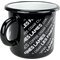 Les Fines Lames Merchandise Trinkbecher schwarz Logo Detailbild