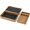 Passatore Reisehumidor Cigar Case Acryl Retro braun für 10 Zigarren (560817) offen Detailbild
