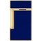 indigo blau / gold back