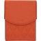 Nappa orange, Futter hellblau frontal