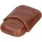 Nicaroma Etui 3er Leder braun