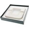 Davidoff Ascher Prozellan weiss Carre 2 Ablage (8707) im Karton