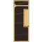 Alligator gold plated brown
