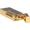 Alligator gold plated brown liegend 2