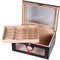 Classic Humidor schwarz matt für ca. 100 Cigarren (563153) Detailansicht