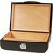 Classic Zigarrenhumidor schwarz/carbon glänzend (561463) offen