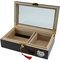 Walnuss mit Glasdeckel (564125) offen