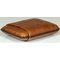 Martin Wess Premium Lederetui - Strauß (Austriche) Braun 8er Cigarillo Strauß (503) liegend