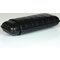Martin Wess Premium Lederetui - Kroko black 2er Robusto Kroko (590) liegend