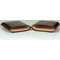 Martin Wess Premium Lederetui - Kroko brown 8er Cigarillo Kroko (503) offen