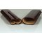 Martin Wess Premium Lederetui - Kroko brown 2er Churchill Kroko (594) offen
