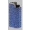  Bic Feuerzeughülle mit Swarovski-Steinen blau (019224)
