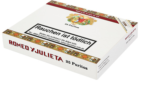 25 Romeo y Julieta Puritos Zigarillos