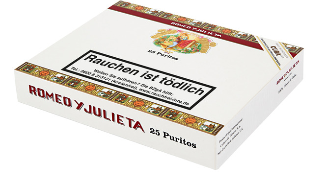 25 Romeo y Julieta Puritos Zigarillos