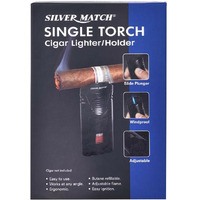 Silver Match Debden Single Torch Zigarrenfeuerzeuge