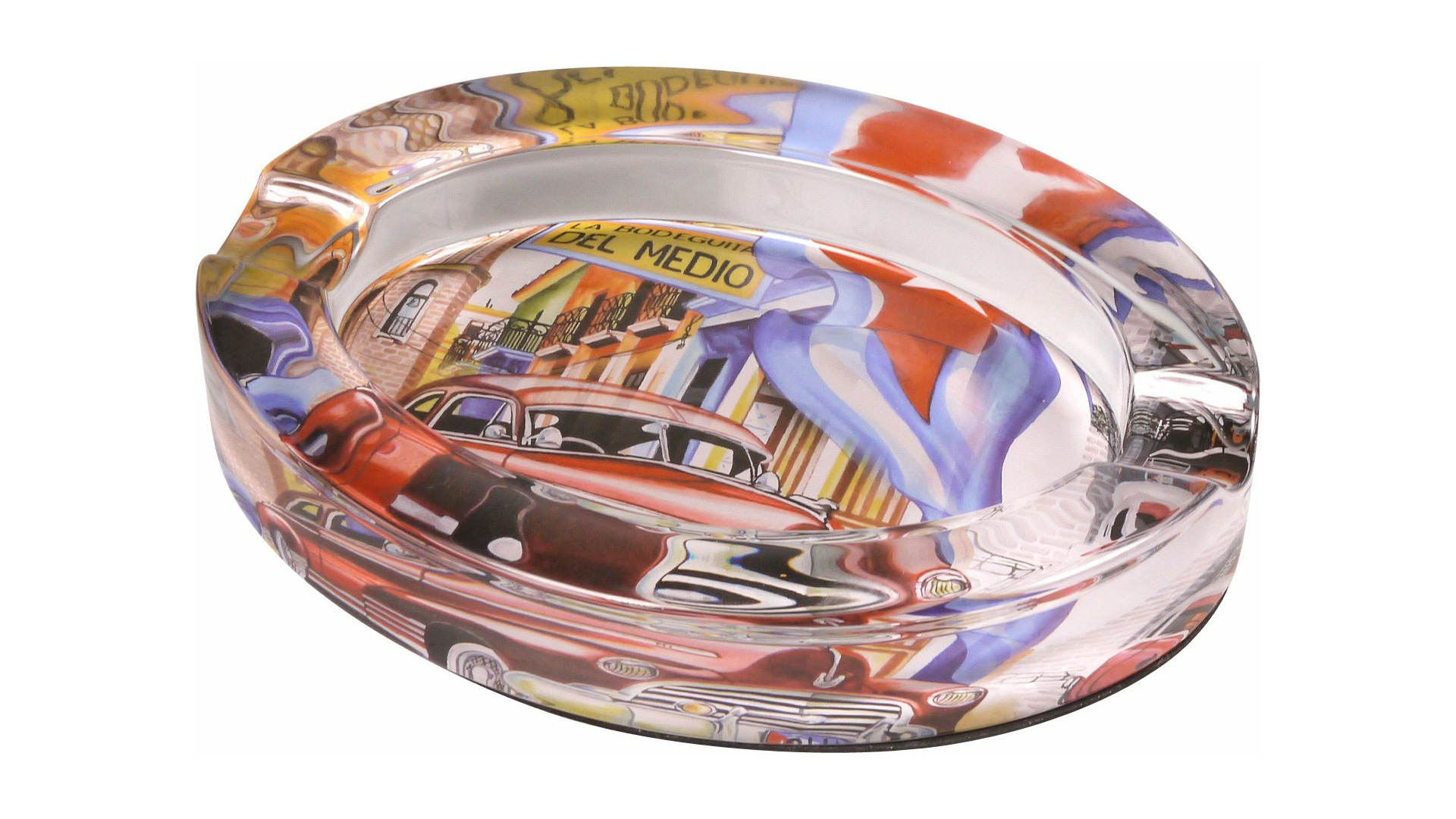 Classic Aschenbecher Glas Cuba Design Auto (523581)